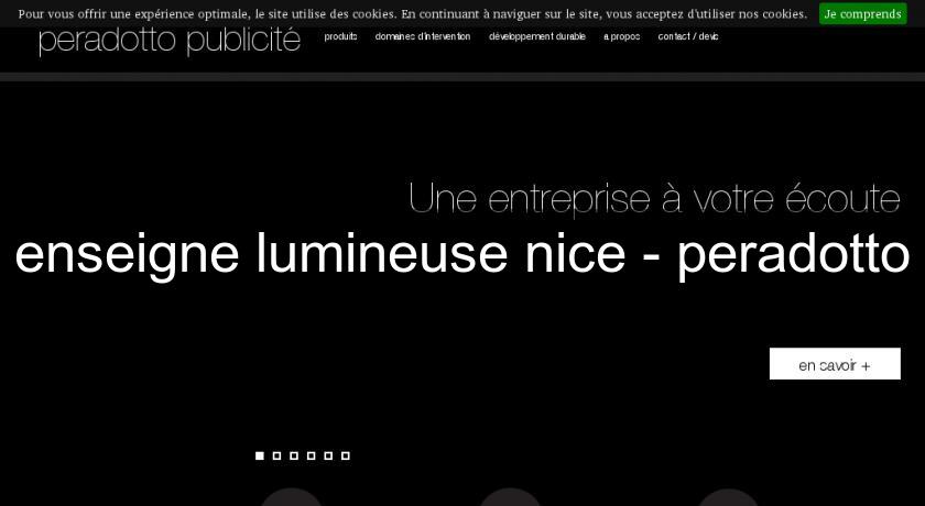 enseigne lumineuse nice - peradotto