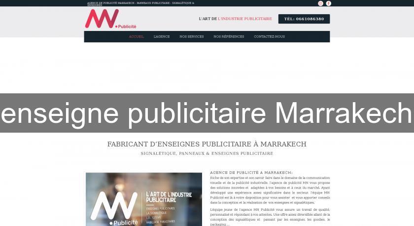 enseigne publicitaire Marrakech enseigne publicitaire Marrakech
