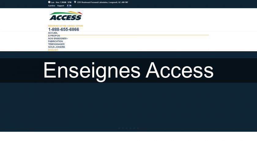 Enseignes Access