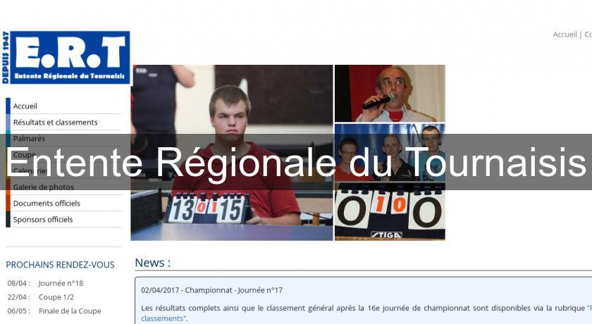 Entente Régionale du Tournaisis Entente Régionale du Tournaisis