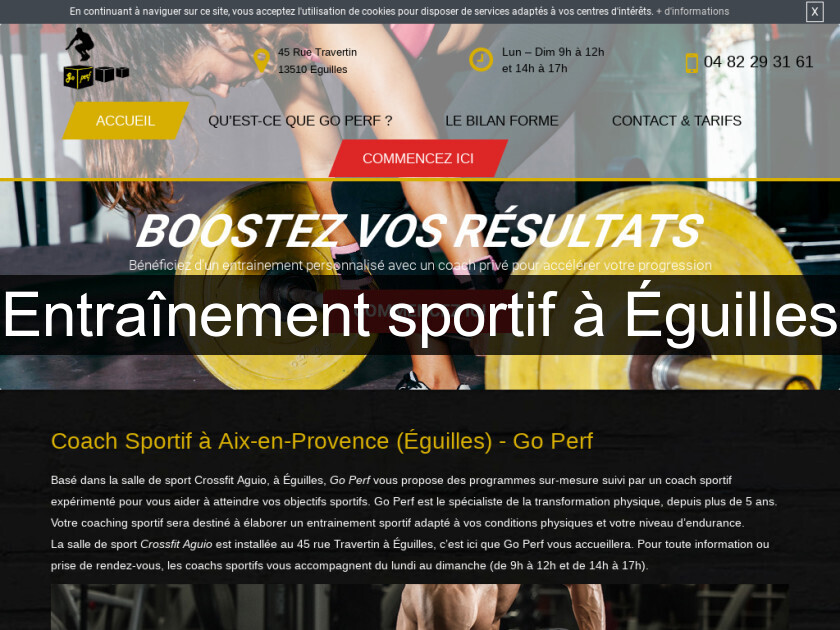 Entraînement sportif à Éguilles Entraînement sportif à Éguilles