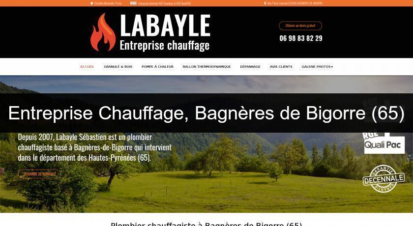 Entreprise Chauffage, Bagnères de Bigorre (65)