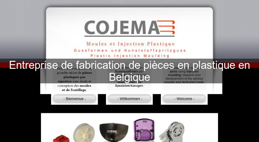 Entreprise de fabrication de pièces en plastique en Belgique Entreprise de fabrication de pièces en plastique en Belgique