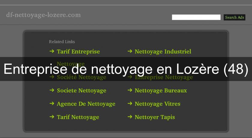 Entreprise de nettoyage en Lozère (48) Entreprise de nettoyage en Lozère (48)