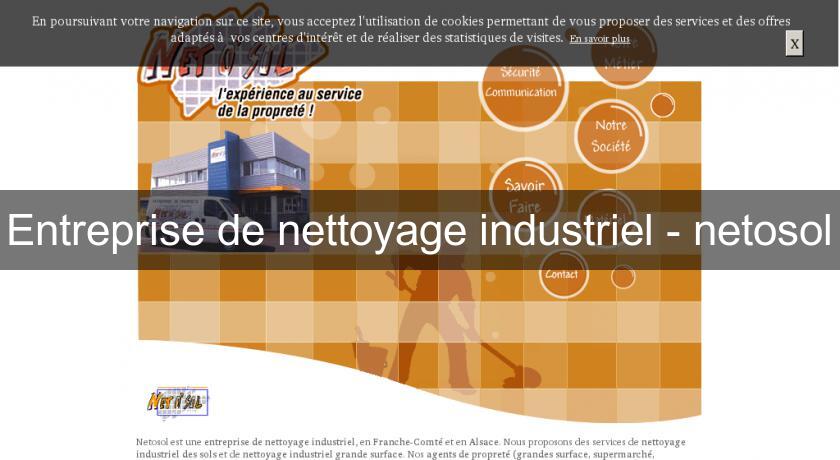 Entreprise de nettoyage industriel - netosol