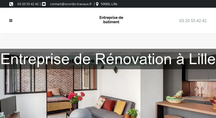 Entreprise de Rénovation à Lille