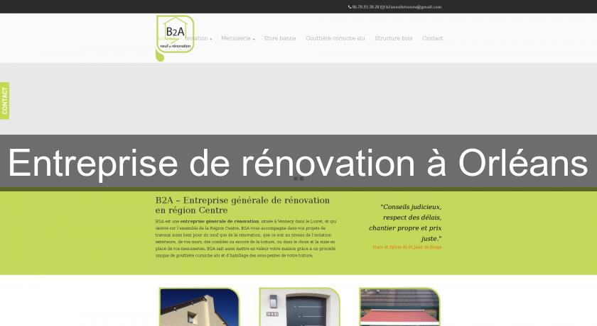 Entreprise de rénovation à Orléans