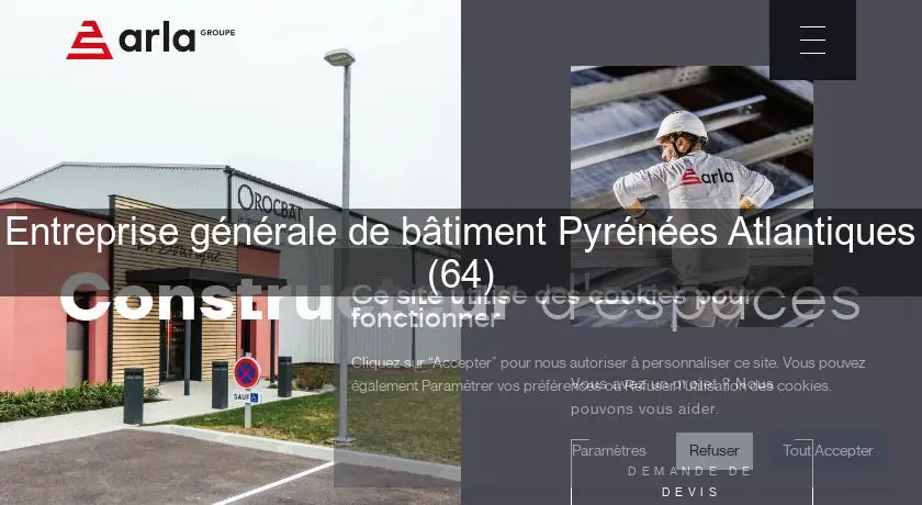 Entreprise générale de bâtiment Pyrénées Atlantiques (64)