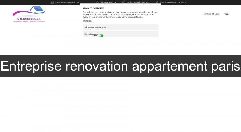 Entreprise renovation appartement paris Entreprise renovation appartement paris