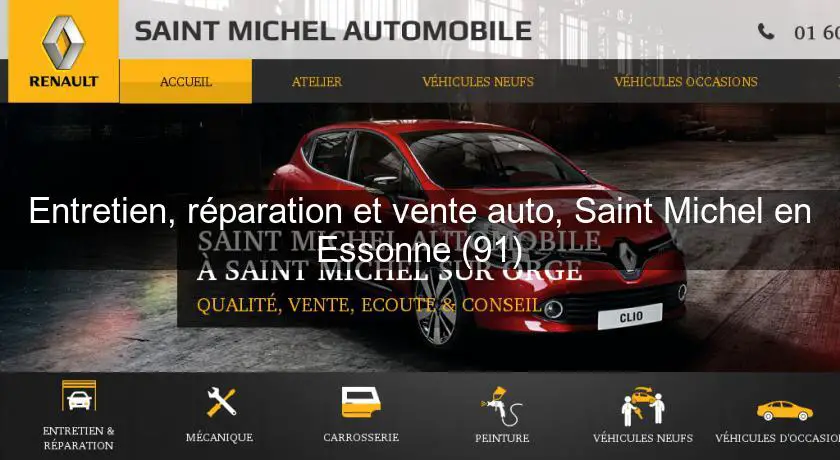 Entretien, réparation et vente auto, Saint Michel en Essonne (91)