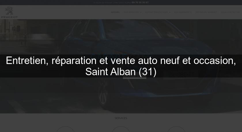 Entretien, réparation et vente auto neuf et occasion, Saint Alban (31)