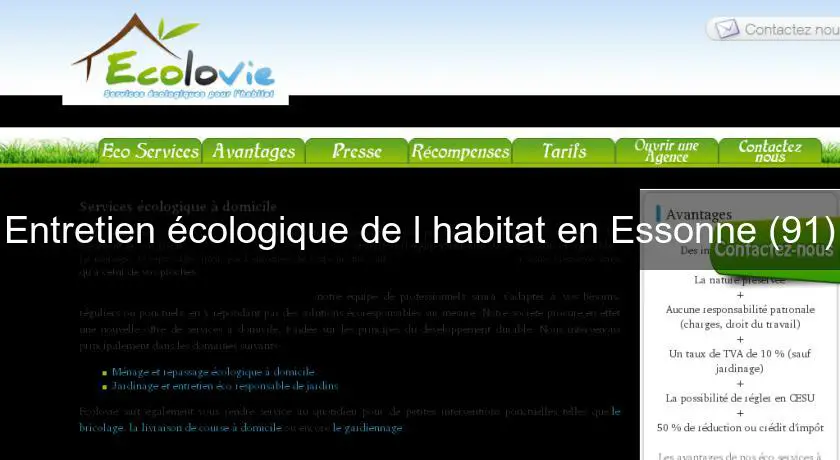 Entretien écologique de l'habitat en Essonne (91)