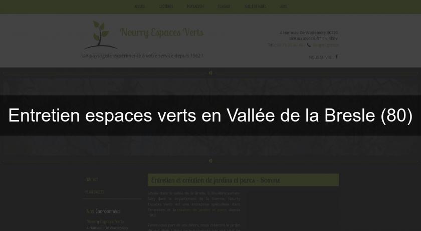 Entretien espaces verts en Vallée de la Bresle (80)