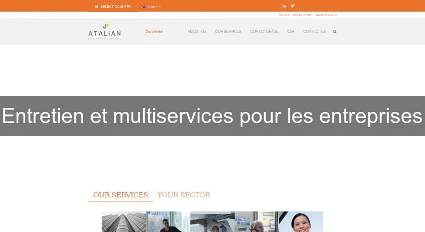 Entretien et multiservices pour les entreprises Entretien et multiservices pour les entreprises