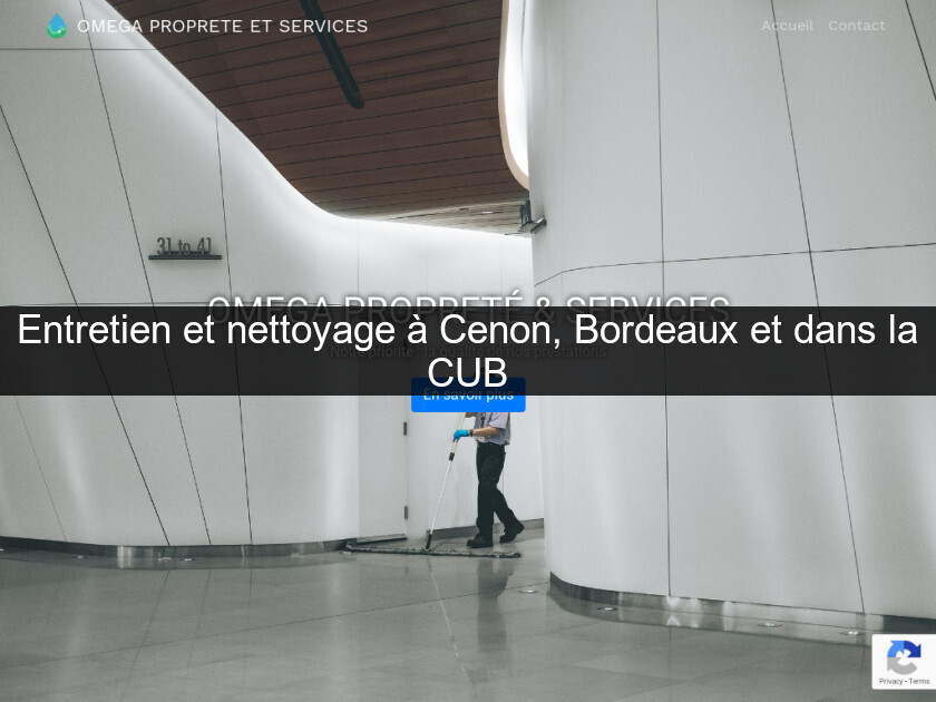 Entretien et nettoyage à Cenon, Bordeaux et dans la CUB Entretien et nettoyage à Cenon, Bordeaux et dans la CUB