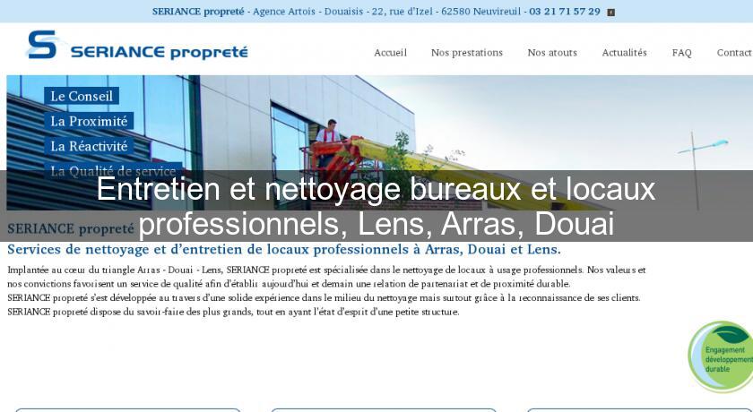 Entretien et nettoyage bureaux et locaux professionnels, Lens, Arras, Douai Entretien et nettoyage bureaux et locaux professionnels, Lens, Arras, Douai