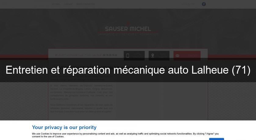Entretien et réparation mécanique auto Lalheue (71)