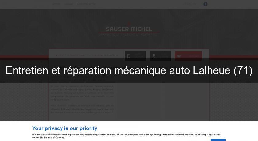 Entretien et réparation mécanique auto Lalheue (71) Entretien et réparation mécanique auto Lalheue (71)