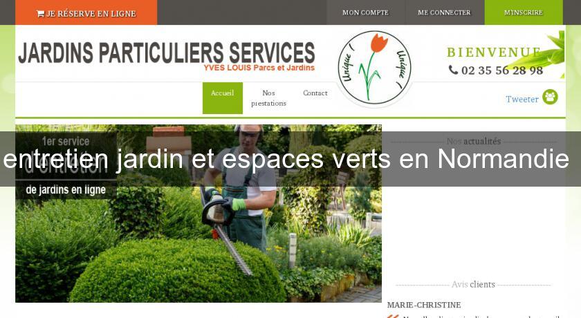 entretien jardin et espaces verts en Normandie 