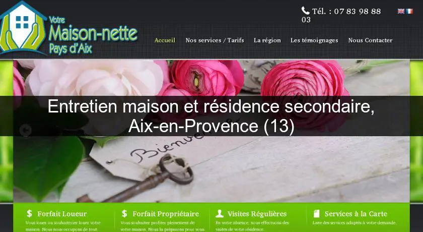 Entretien maison et résidence secondaire, Aix-en-Provence (13)