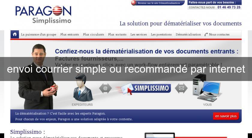 envoi courrier simple ou recommandé par internet envoi courrier simple ou recommandé par internet