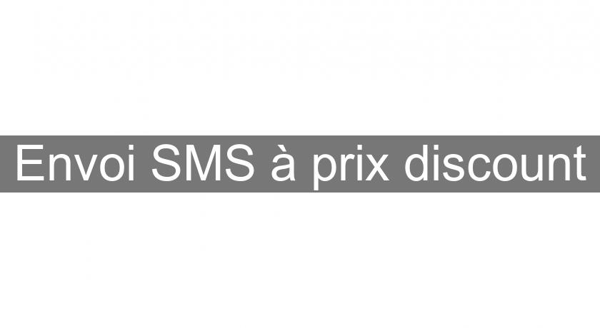Envoi SMS à prix discount