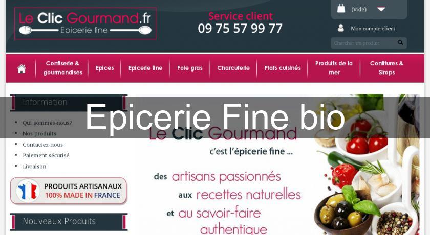 Epicerie Fine bio