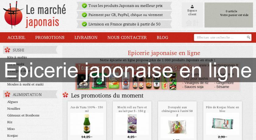 Epicerie japonaise en ligne