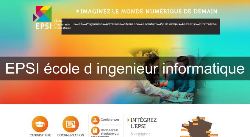 EPSI école d'ingenieur informatique