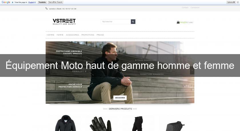 Équipement Moto haut de gamme homme et femme Équipement Moto haut de gamme homme et femme
