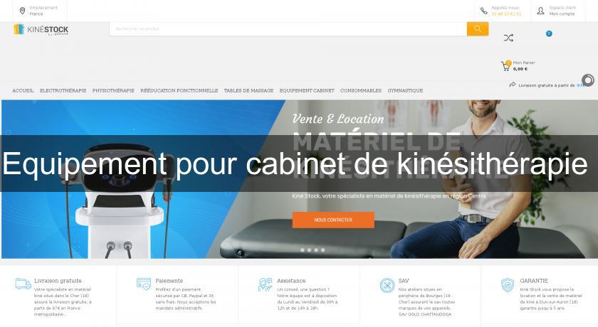 Equipement pour cabinet de kinésithérapie 