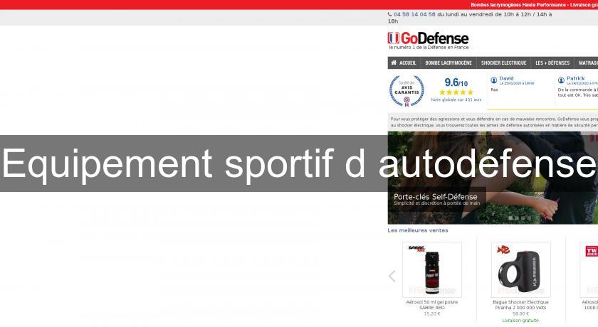 Equipement sportif d'autodéfense Equipement sportif d'autodéfense