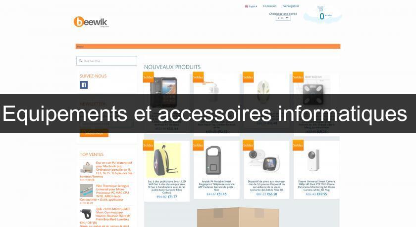 Equipements et accessoires informatiques 