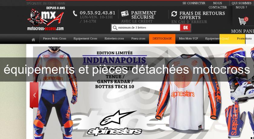 équipements et pièces détachées motocross équipements et pièces détachées motocross