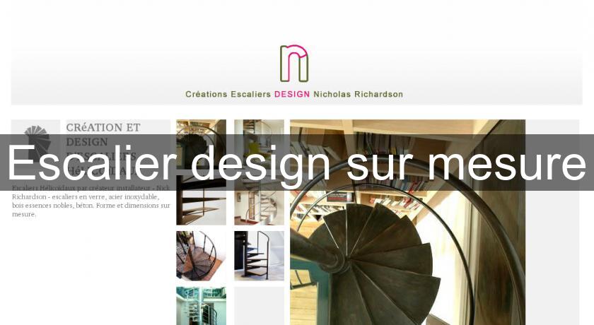 Escalier design sur mesure