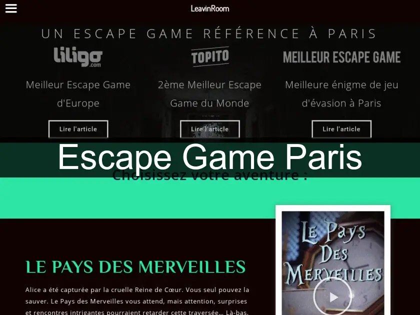 Escape Game Paris