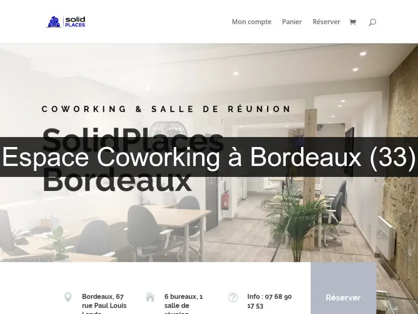 Espace Coworking à Bordeaux (33)
