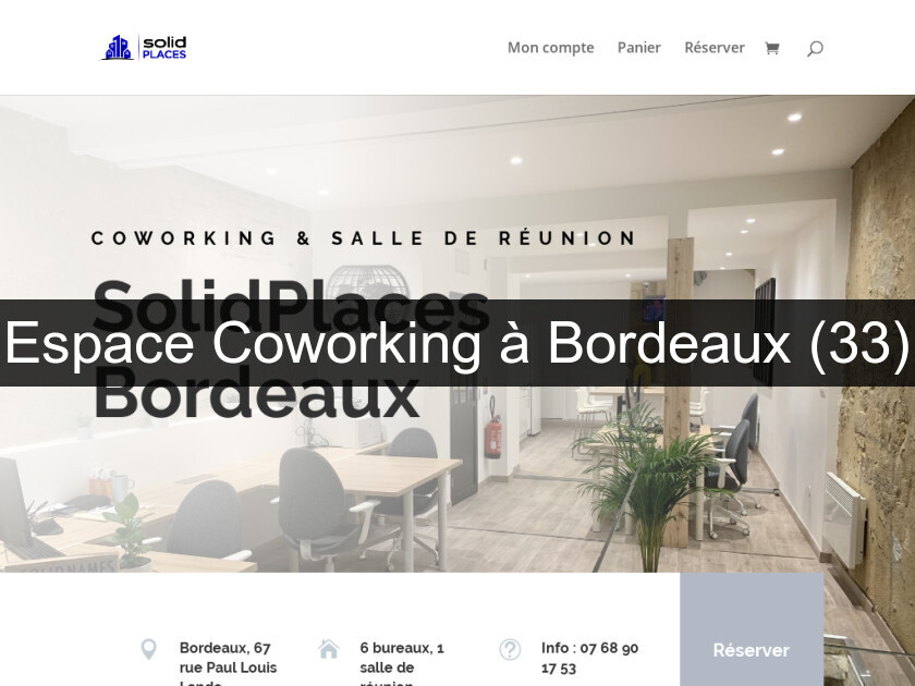 Espace Coworking à Bordeaux (33) Espace Coworking à Bordeaux (33)