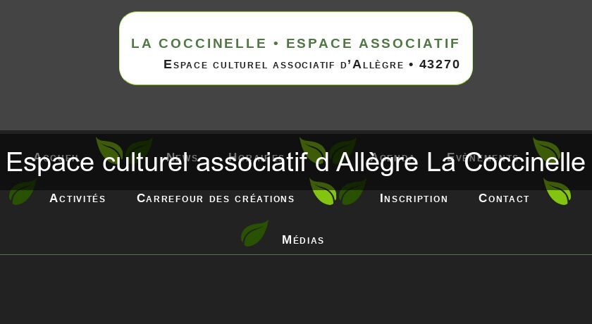 Espace culturel associatif d'Allègre La Coccinelle
