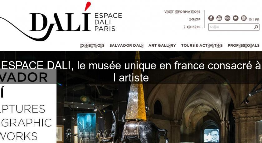 ESPACE DALI, le musée unique en france consacré à l'artiste