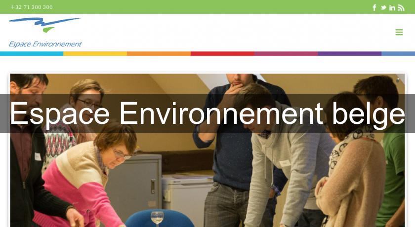 Espace Environnement belge Espace Environnement belge