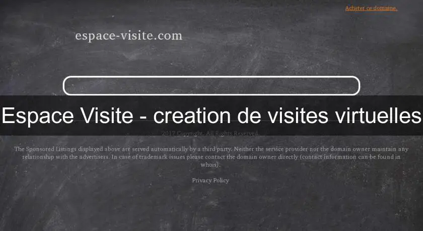 Espace Visite - creation de visites virtuelles