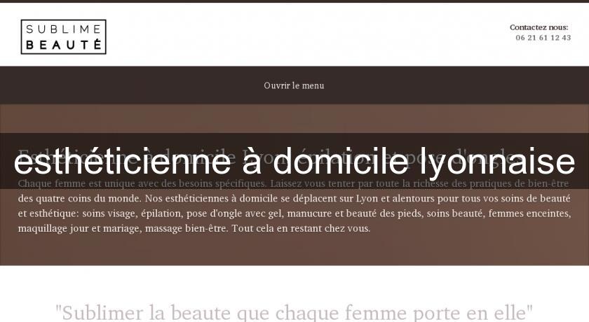 esthéticienne à domicile lyonnaise esthéticienne à domicile lyonnaise