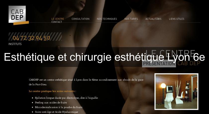 Esthétique et chirurgie esthétique Lyon 6e