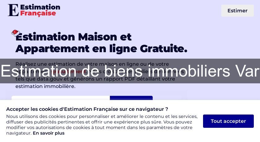 Estimation de biens immobiliers Var