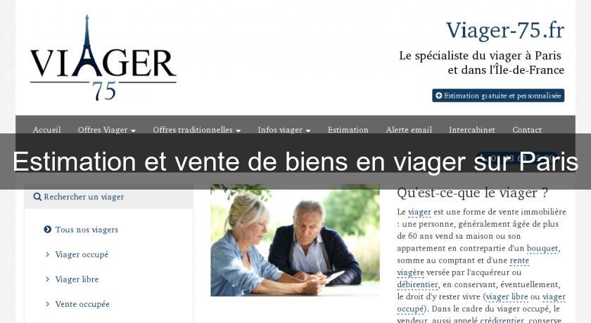 Estimation et vente de biens en viager sur Paris