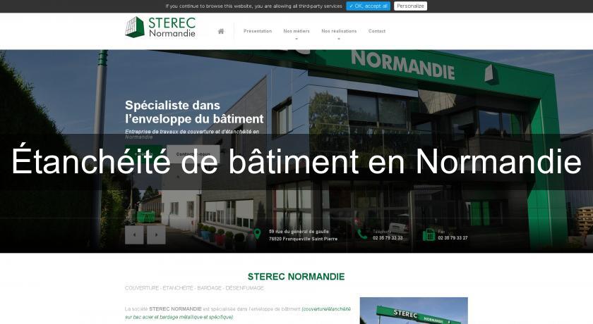 Étanchéité de bâtiment en Normandie Étanchéité de bâtiment en Normandie