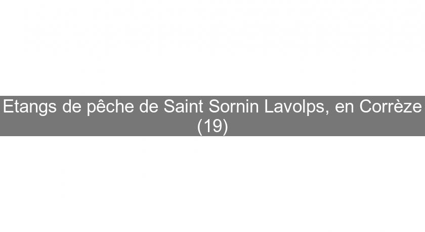 Etangs de pêche de Saint Sornin Lavolps, en Corrèze (19)