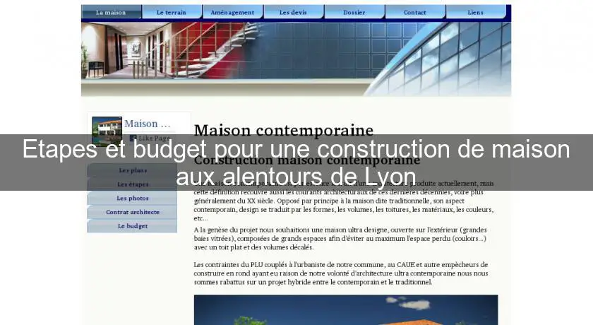 Etapes et budget pour une construction de maison aux alentours de Lyon