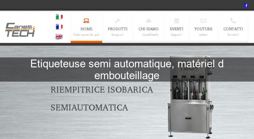 Etiqueteuse semi automatique, matériel d'embouteillage Etiqueteuse semi automatique, matériel d'embouteillage